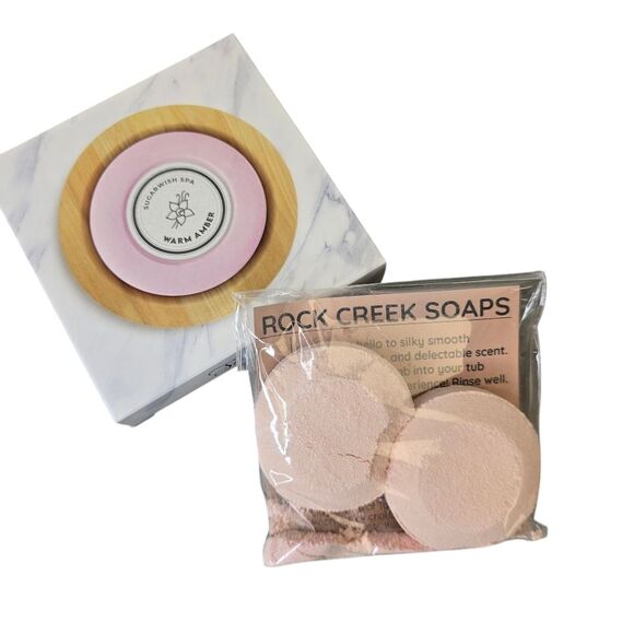 Sugarwish Spa Giftbox Set Calm Facial Steam & Warm Amber Bath Bomb - Picture 8 of 16